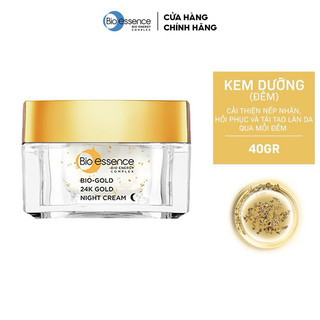 [FREESHIP HOẢ TỐC] [MỚI] Kem dưỡng da ngăn ngừa lão hóa Bio-Essence Bio Gold Night Cream ban đêm tinh chất vàng 24k 40g