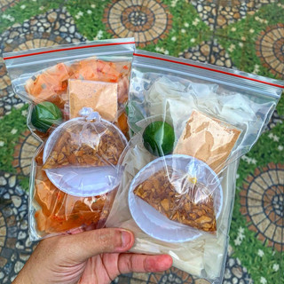 Bánh tráng dẻo sợi tỏi phi