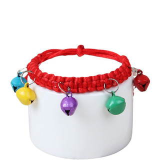 Vòng cổ dành cho chó mèo, vòng cổ 7 màu 18cm phù hợp với chó mèo nhỏ