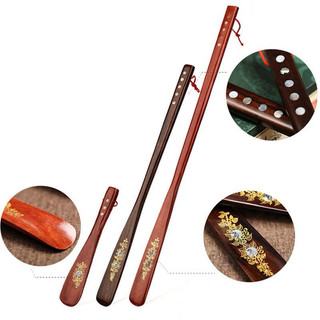 Combo 10 cây xỏ giày 70cm gỗ tự nhiên.màu đỏ