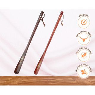 Dụng cụ đón gót giày 70cm tiện dụng(cỡ đại.dài nhất) ảnh thật .nhà tự sx.gỗ chiu liu thật.rất nặng