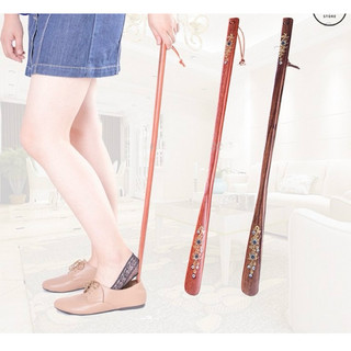 Cây đón gót giày 55cm ảnh thật.nhà tự sx.gỗ chiu liu thật.nặng. nguyên khối