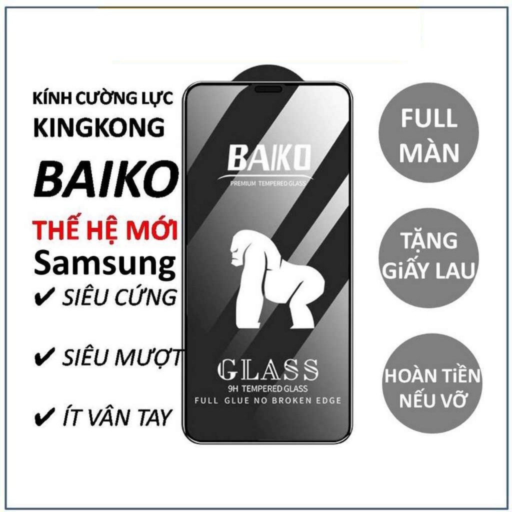 Cường lực BAIKO Samsung A30S A31 A32 A33 A34 A50 A50S A51 A53 A6 PLUS A70 A71 A72 A73 A7 2018