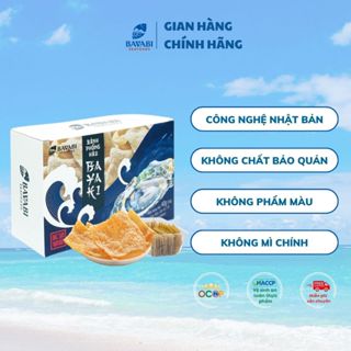 Bánh Phồng Hàu BAVABI đặc sản Quảng Ninh, được làm từ hàu sữa tươi, món ăn vặt ngon, giàu dinh dưỡng