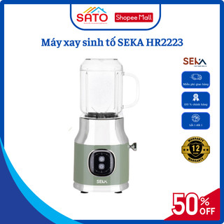 Máy xay sinh tố SEKA HR2223 tặng kèm 3 cối xay đa năng xay thịt rau củ quả cầm tay 12 tháng bảo hành