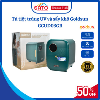 Tủ tiệt trùng UV và sấy khô bình sữa GOLDSUN GCUD03GR dung tích 10L công suất 180W công nghệ UVC