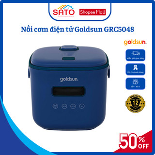 Nồi cơm điện tử Goldsun GRC5048 1.2L tiết kiệm điện chống dính 6 chức năng nấu riêng biệt