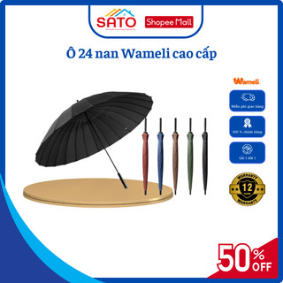Ô che mưa Wameli 24 nan cán cứng kết cấu bền chặt chống tia UV tán dày cao cấp
