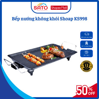 Bếp nướng điện SHAPR KS998 chống dính tiết kiệm điện không khói nhiều chế độ công suất 1600W