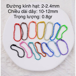 Móc khóa dây bi đủ màu sắc