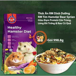 Thức ăn RM Tím Premium cho chuột hamster mini,bear,robo,campel,ww,sóc,.thành phần đa dạng,thơm ngon,giàu dinh dưỡng
