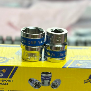 Đầu Típ (Đầu Tuýp) Đầu Khẩu Ngắn 1/2 (Đủ Size)