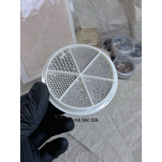 Khay bi mix nhiều size mini đính móng tay nail