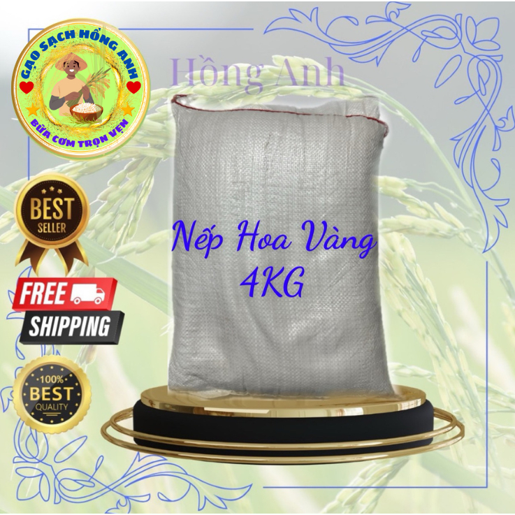 Nếp cái hoa vàng (4kg)