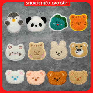 Sticker ủi áo Cao cấp - CÓ SẴN KEO ỦI - sticker vải dùng làm miếng vá áo, phụ kiện trang trí quần áo, balo, giày, nón