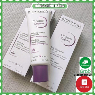 Kem Dưỡng Ẩm Phục Hồi Da Tổn Thương Bioderma Cicabio Crème 40ml Của Pháp Chính Hãng