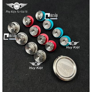 Nắp Catte Hộp Sên (CÁNH CHIM) + 4 Ốc Salaya (THÁI) Inox 304 Gắn Wave, Dream, Future MS9999