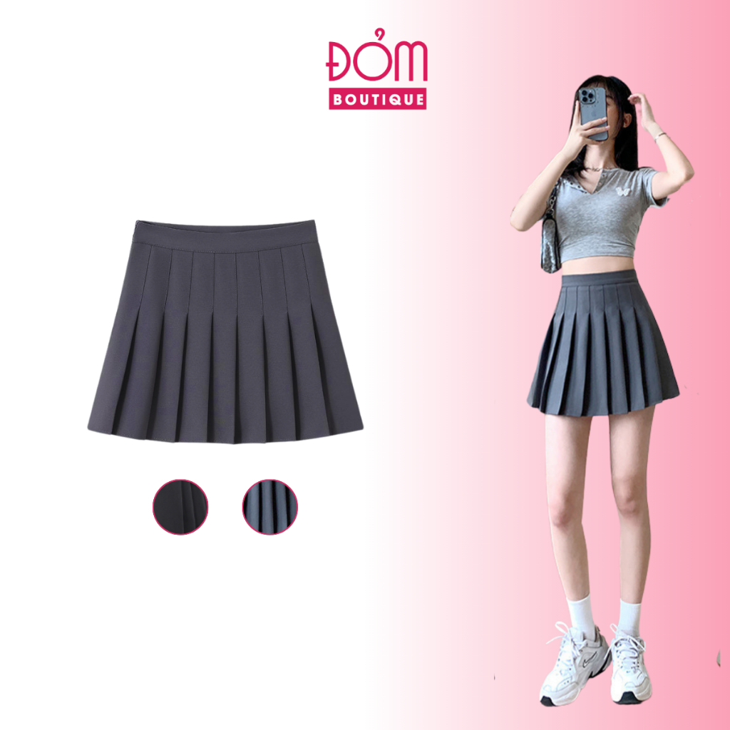 Chân Váy Tennis Xếp Ly Chất Đẹp Có Quần Chống Lộ Đỏm Boutique CV514
