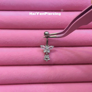 Khuyên Rốn Bướm Đá Xinh (Ảnh Thật)
