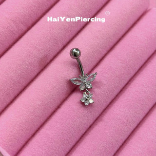 Khuyên Rốn Bướm Đá Xinh
