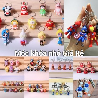 Móc khóa, móc chìa khóa sillicon phụ kiện trang trí cặp sách chìa khóa cute quà tặng phần thưởng cho bé