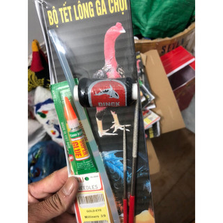 Bộ dụng cụ tết lông gà chọi