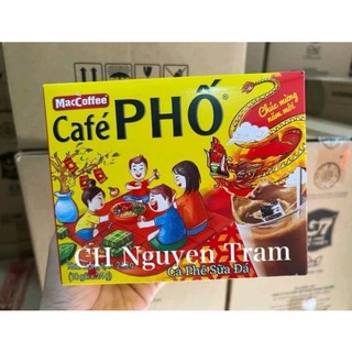 Cafe phố , cafe sữa đá hộp 10 gói *24g