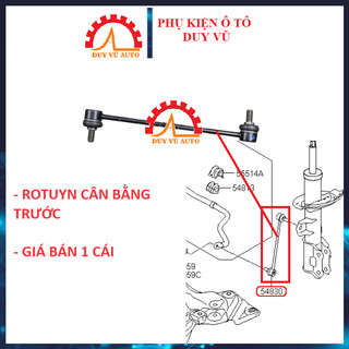 Kia morning rô tuyn cân bằng trước xe kia morning đời 2005-2011 2012-2021 hàng ctr