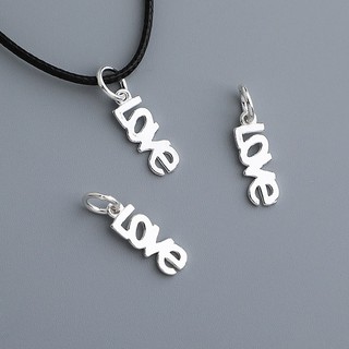 Charm móc treo chữ love bạc 925 - tổng kho sỉ charm bạc