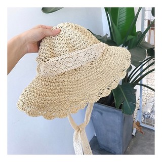 Mũ cói nón cói rộng vành đi biển