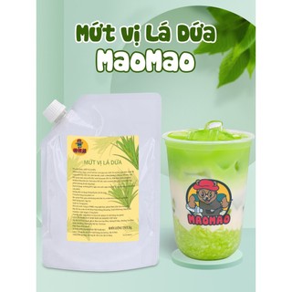 Mứt vị Lá Dứa 1kg gấu maomao trà sữa, trà hoa quả, nấu thạch