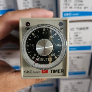 Rơ le thời gian, relay timer, rơle hẹn trễ ckc ah3-3 220vac 24vdc 6s 10s 30s 60s 10m 30m 60m
