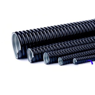 Ống ruột gà lõi thép bọc nhựa PVC D16, phi 16 (3/8"), Giá 1m