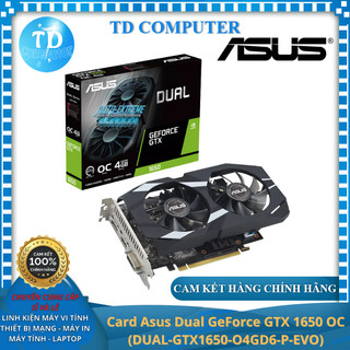Card màn hình asus dual geforce gtx 1650 oc - hàng chính hãng fpt phân phối