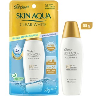 Sữa Chống Nắng Sunplay Skin Aqua 25g & 55g Clear White SPF50+, PA++++