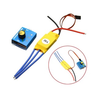 ESC 30A 3 pha cho động cơ không chổi than + điều khiển tốc độc PWM