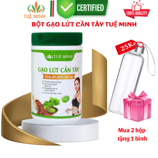 Bột Gạo Lứt Cần Tây Tuệ Minh Loại Bỏ Mỡ Thừa Đẹp Dáng Sáng Da, Săn Chắc Vòng 1