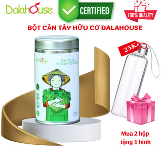 Bột cần tây dalahouse sấy lạnh nguyên chất 100% organic, date mới nhất, gói 150g