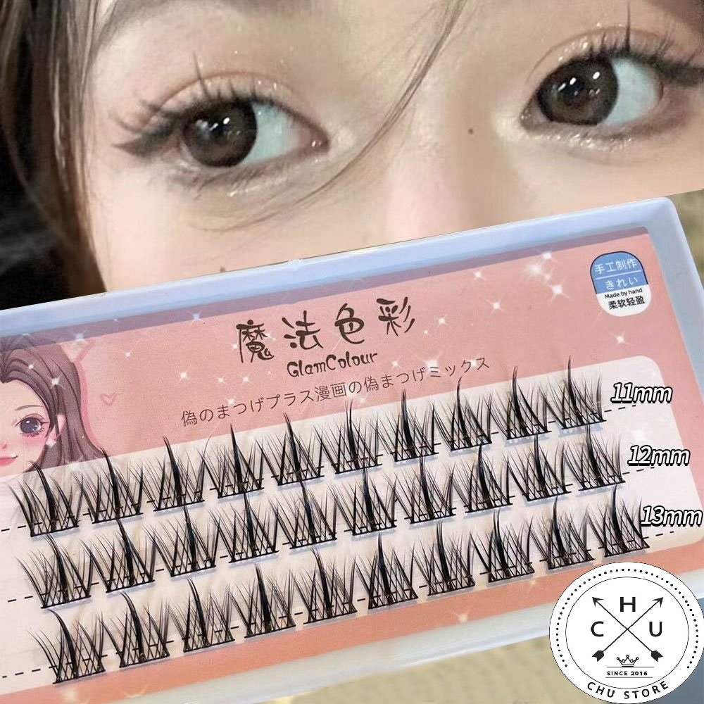 (Rẻ Vô Địch) Lông Mi Giả, Mi chùm tự nối tách sợi mi giả tự nhiên chất lượng cao mg2