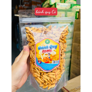 Bánh quy cá mặn bơ sữa nhà nẫu, bánh sữa hình cá, đồ ăn vặt