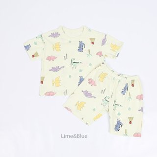 Lime&Blue Bộ đồ khủng long Hàn Quốc cho bé