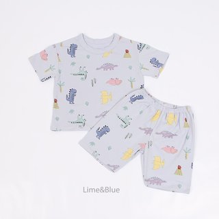 Lime&Blue Bộ đồ khủng long Hàn Quốc cho bé