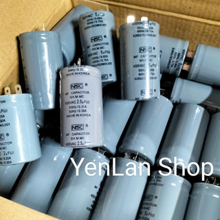 Tụ điện tròn 2uf ;2,5uf; 3 uf; 4 uf ; 5 uf dùng thay thế cho quạt điên, máy bơm