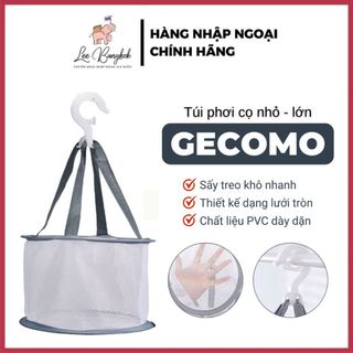 Túi Lưới Phơi Cọ Makeup, Mút Trang Điểm Có Thể Gấp Gọn Xoay 360 Độ 2 Size Lớn Nhỏ Có Móc Treo Dễ Phơi
