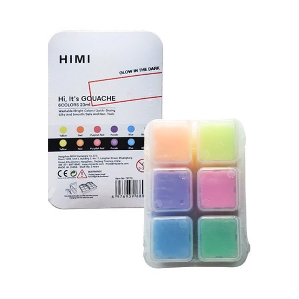 6 màu dạ quang Himi