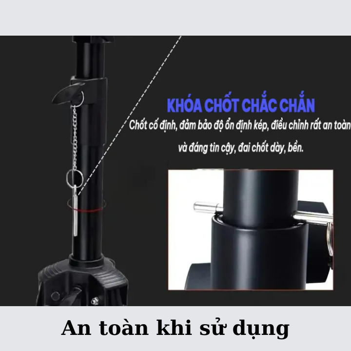 Chân loa đứng inox loại cao Đạt Vinh