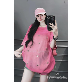 Áo Phông Loang Hồng Đính Tagg X