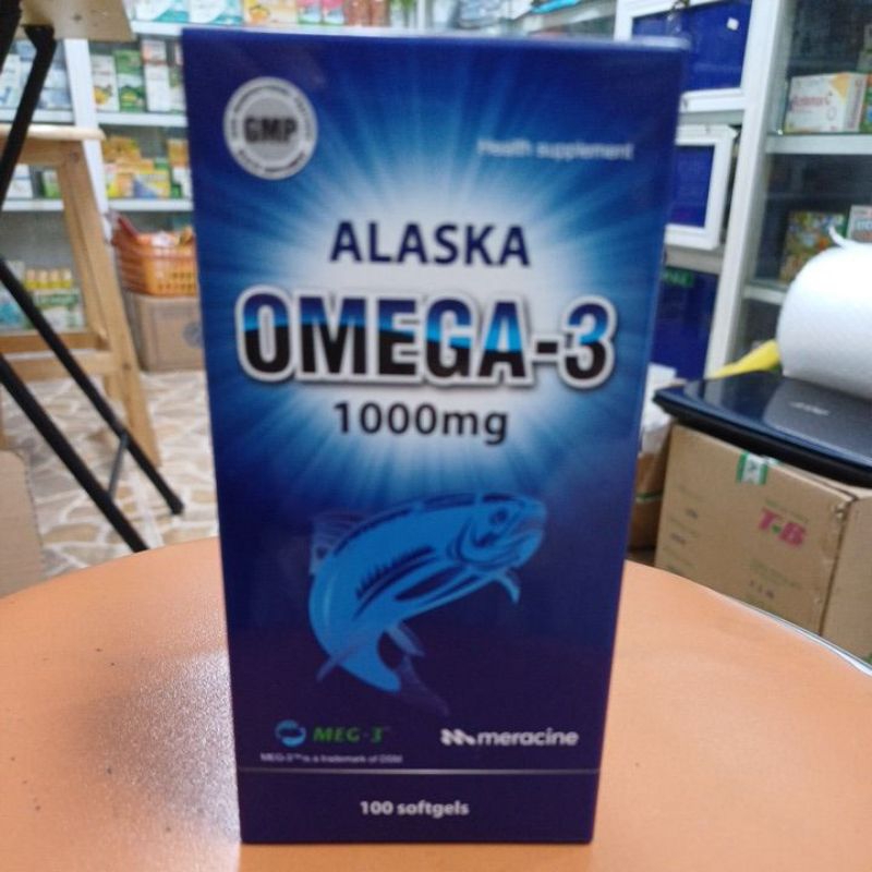 Omega 3 Alaska 1000mg ( nguyên liệu nhập khẩu)