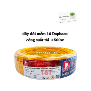 Dây điện đôi mềm 16t daphaco - bán theo mét