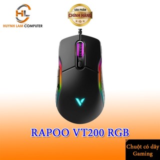 Chuột rapoo vt200 gaming led rgb 6200dpi - nam thành phân phối